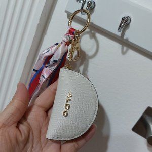 Aldo Clip On Handbag Keychain Keyring Mini Bag Coin Purse Pouch Pretty Ribbons